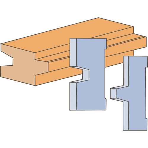 [BV599] Tongue & Groove Moulding Cutter Set (BV599)