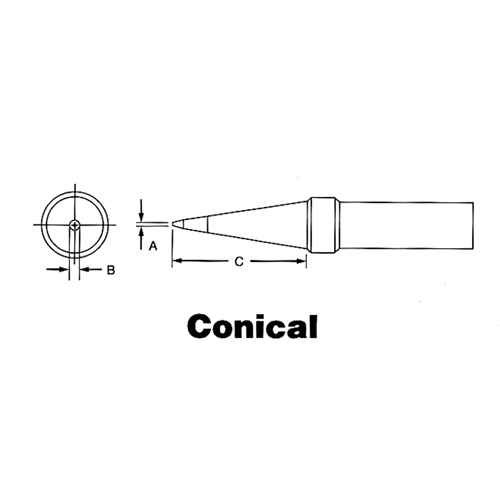 [BW051] WTCPT Temperature Controlled Soldering Stations - PT Series Tips (BW051)