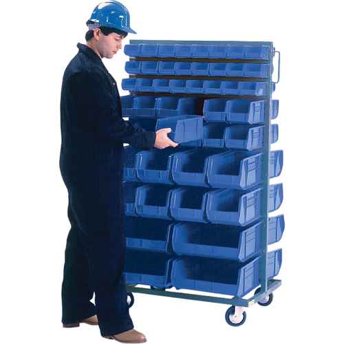 [CB089] Double-Sided Mobile Bin Rack (CB089)
