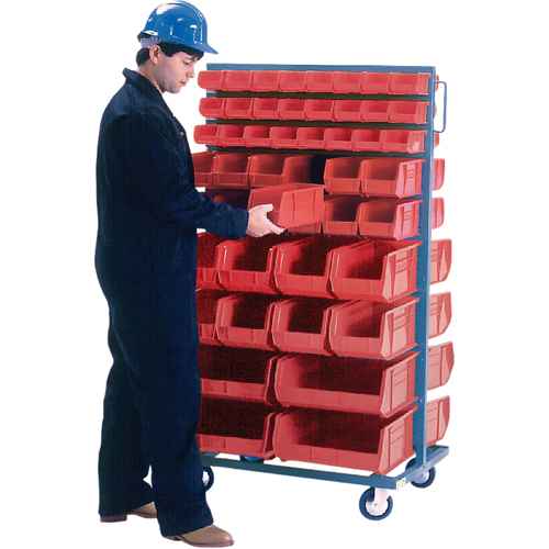 [CB090] Double-Sided Mobile Bin Rack (CB090)