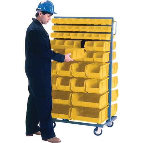 [CB091] Double-Sided Mobile Bin Rack (CB091)
