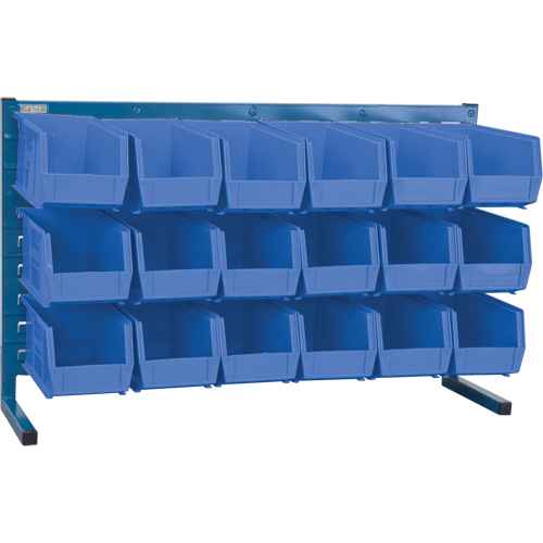 Louvered Rack with Bins (CB154)