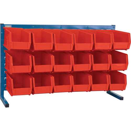 [CB155] Louvered Rack with Bins (CB155)