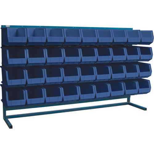Louvered Rack with Bins (CB184)