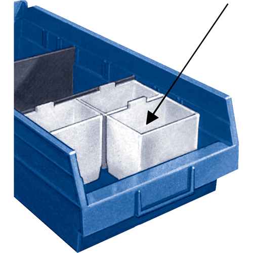 [CB380] Bacs de rangement pour tablettes - Compartiments (CB380)