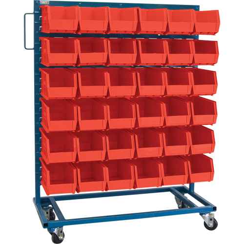 [CB651] Single-Sided Mobile Bin Rack (CB651)
