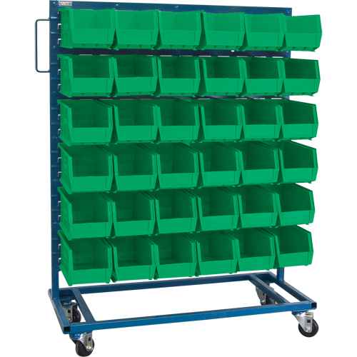 [CB681] Single-Sided Mobile Bin Rack (CB681)