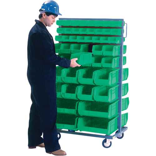 [CB683] Double-Sided Mobile Bin Rack (CB683)