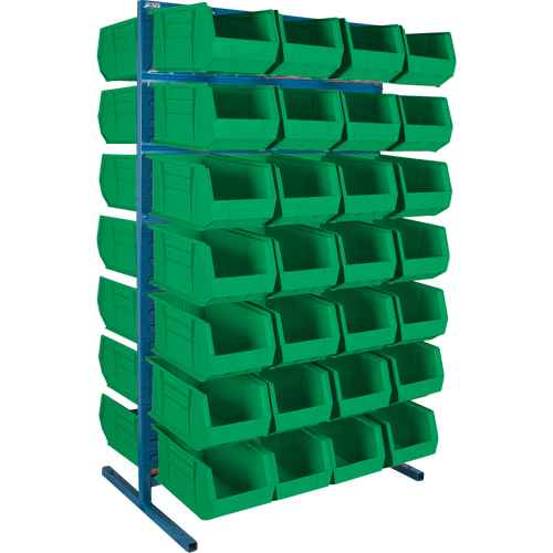 [CB687] Double-Sided Stationary Bin Rack (CB687)