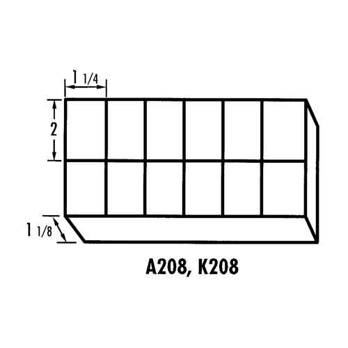 [CB710] Boîte à compartiments K-Resin (CB710)