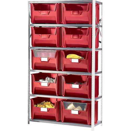 Shelving Unit with Stacking Bins (CF067)