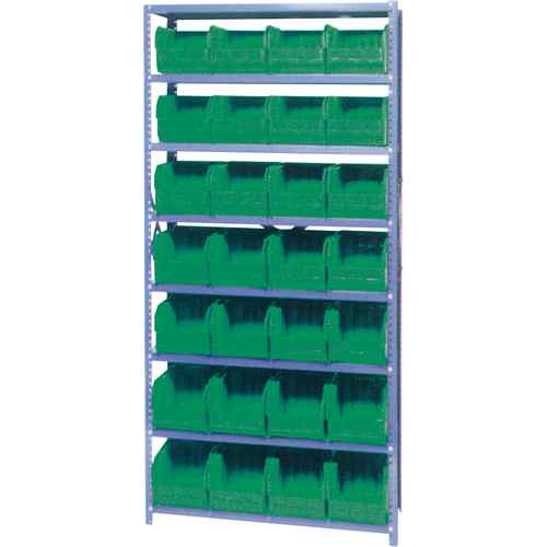 Storage Shelf Unit with Euro Drawer Bins (CF122)