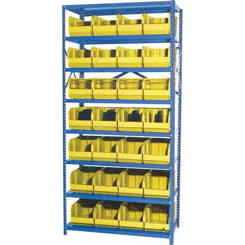 Storage Shelf Unit with Euro Drawer Bins (CF124)