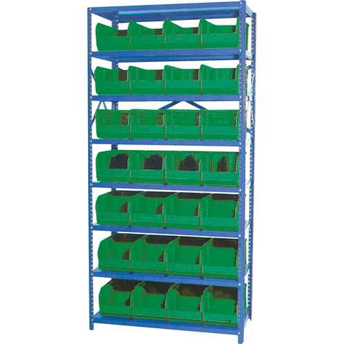 Storage Shelf Unit with Euro Drawer Bins (CF127)
