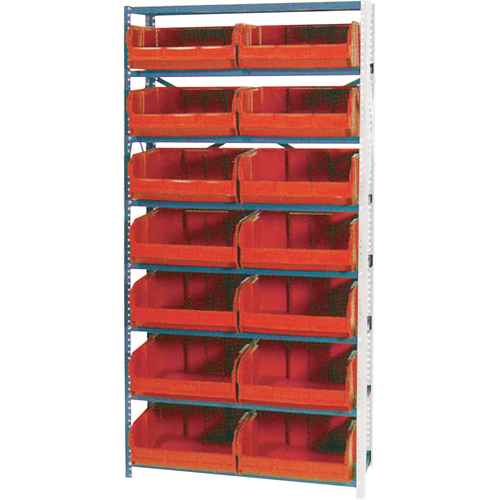 Storage Shelf Unit with Stacking Bins (CF147)
