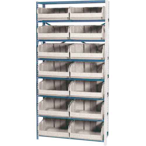 Storage Shelf Unit with Stacking Bins (CF148)