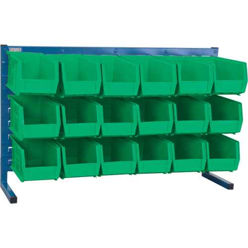 [CF363] Louvered Rack with Bins (CF363)