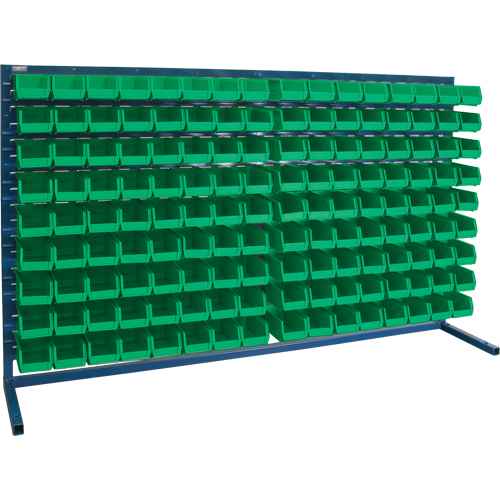[CF365] Louvered Rack with Bins (CF365)