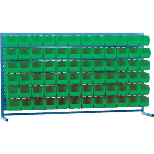 Louvered Rack with Bins (CF367)