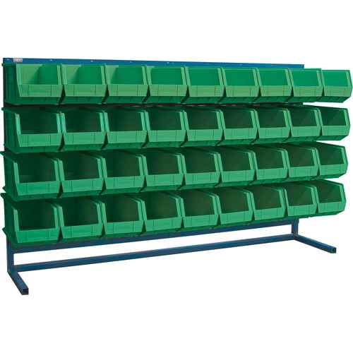 Louvered Rack with Bins (CF369)