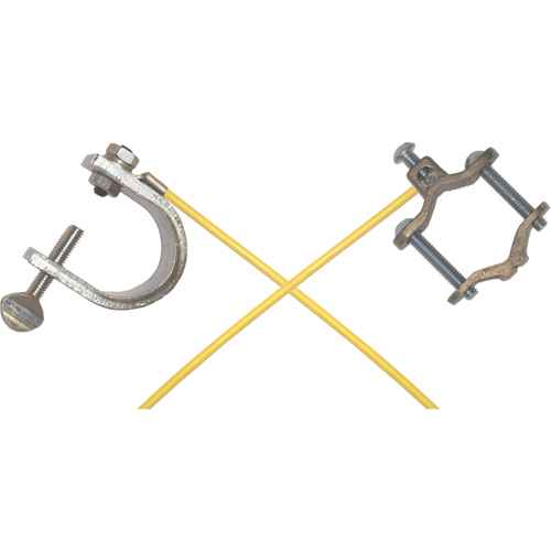 [DA776] Light-Duty Bonding & Grounding Wire Assemblies - Pipe Clamp & Large C-Clamps (DA776)
