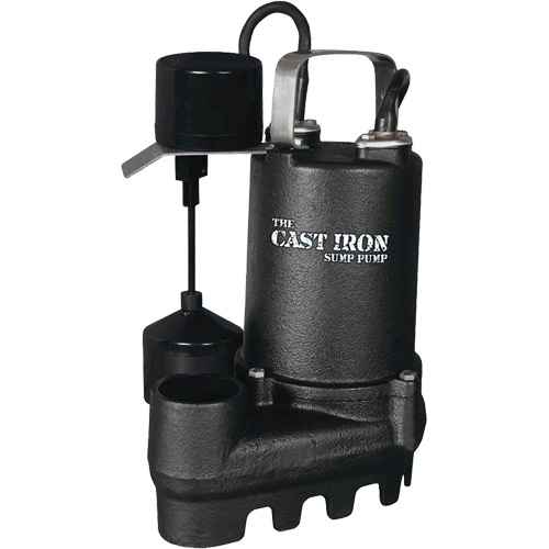 [DC863] Cast Iron Submersible Sump Pump with Vertical Float Switch (DC863)