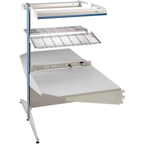 [FH970] Postes de travail modulaires ergonomiques - Exemples de configurations - A-DC Ajouts de coin à deux côtés (FH970)