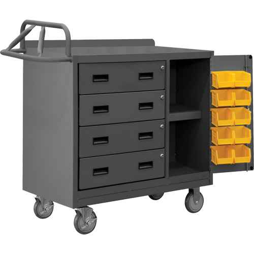 [FI826] Armoire d'établi mobile avec bacs (FI826)