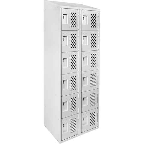 [FJ521] Assembled Lockerettes Clean Line™ Perforated Economy Lockers (FJ521)