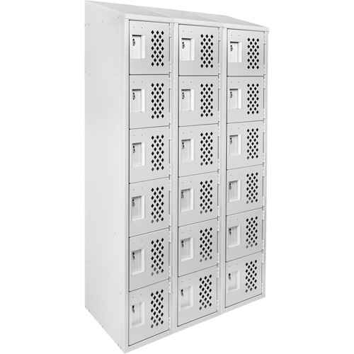 [FJ522] Assembled Lockerettes Clean Line™ Perforated Economy Lockers (FJ522)
