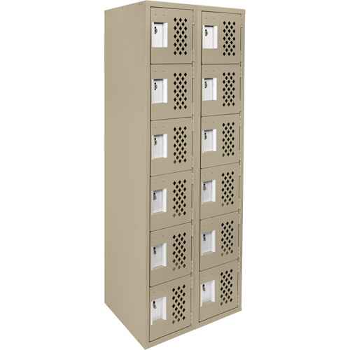 [FJ551] Assembled Lockerettes Clean Line™ Perforated Economy Lockers (FJ551)