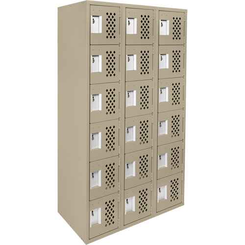 [FJ552] Assembled Lockerettes Clean Line™ Perforated Economy Lockers (FJ552)