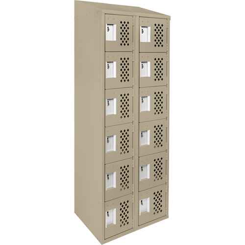 [FJ581] Assembled Lockerettes Clean Line™ Perforated Economy Lockers (FJ581)