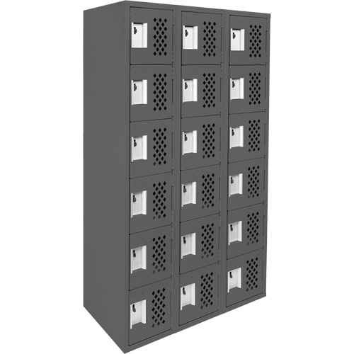 [FJ612] Assembled Lockerettes Clean Line™ Perforated Economy Lockers (FJ612)