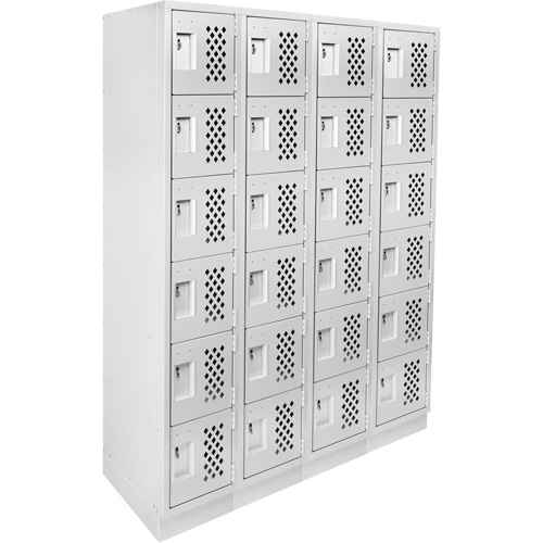 [FL354] Assembled Clean Line™ Perforated Economy Lockers (FL354)