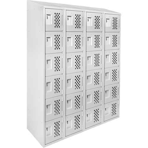 [FL355] Assembled Clean Line™ Perforated Economy Lockers (FL355)