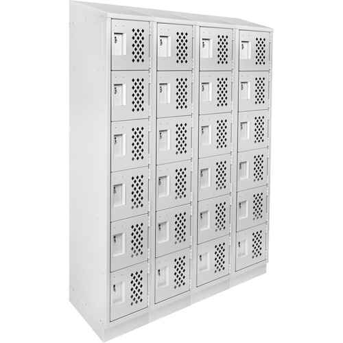 [FL356] Assembled Clean Line™ Perforated Economy Lockers (FL356)