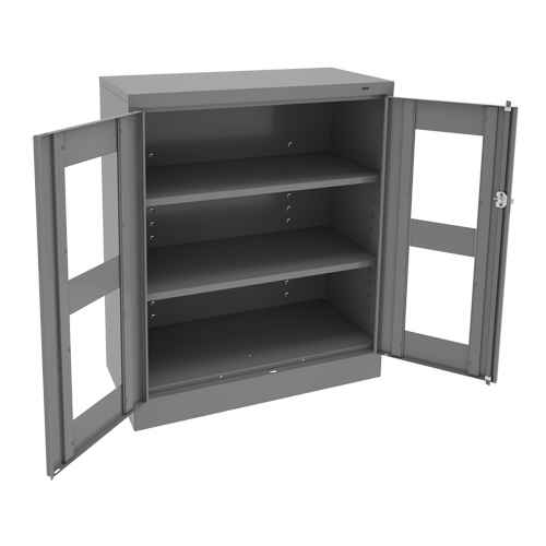 [FL648] C-Thru Counter High Cabinet (FL648)