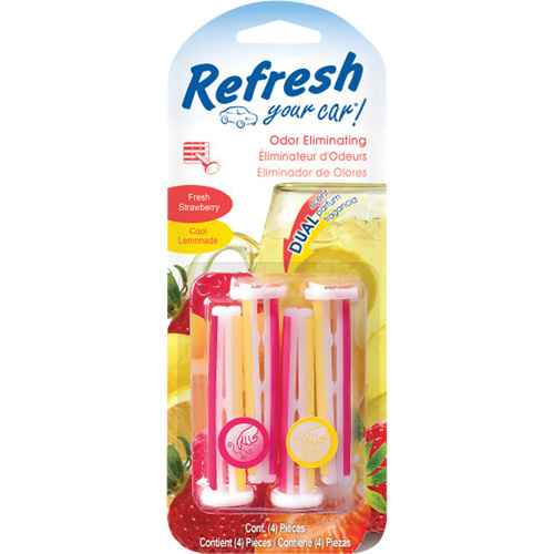 [FLT158] Bâtonnets purificateurs d'air pour bouche d'aération double (FLT158)