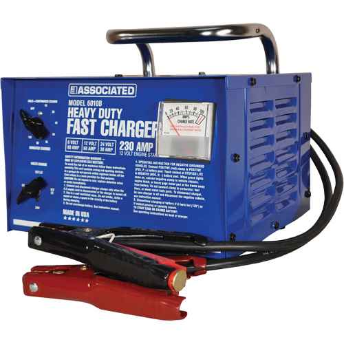 [FLU030] Chargeur de batterie 6/12/24 V portatif de calibre commercial pour service intensif (FLU030)