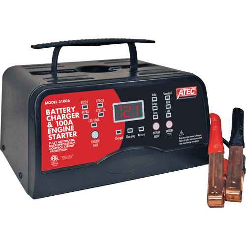[FLU054] Chargeur 6/12V pleine puissance automatique portable (FLU054)