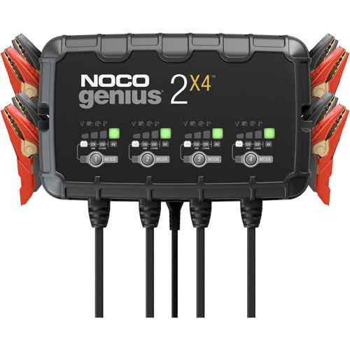 [FLU525] Genius® 2X4™ 4-Bank, 8-Amp Battery Charger (FLU525)