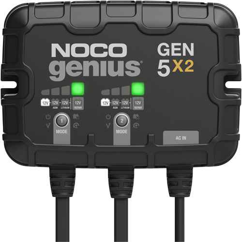 [FLU529] Chargeur de batterie embarqué à 2 sorties de 10 ampères Gen5X2 Genius(MD) (FLU529)