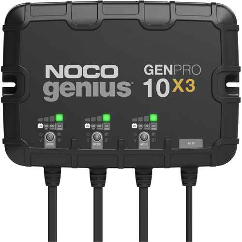 [FLU533] Genius® GenPro10X3 3-Bank, 30-Amp On-Board Battery Charger (FLU533)