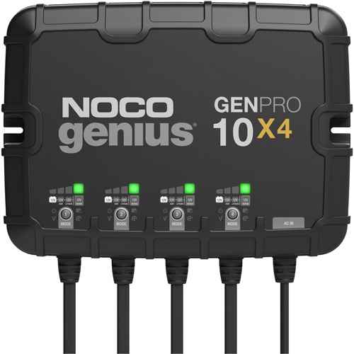 [FLU534] Genius® GenPro10X4 4-Bank, 40-Amp On-Board Battery Charger (FLU534)