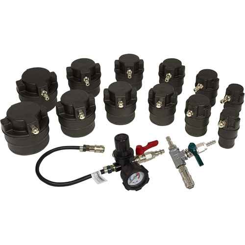 [FLU550] Trousse de test de système d'air de turbocompresseur avec adaptateur pour fumée (FLU550)