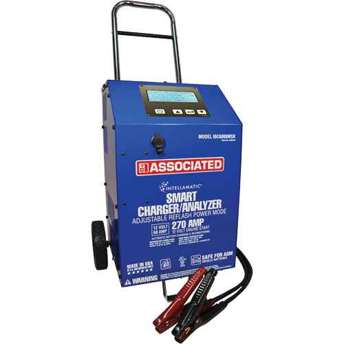[FLU599] Adjustable 12 Volt 60 Amp Boost Wheel Charger (FLU599)
