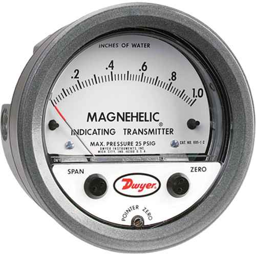 [HC860] Manomètre différentiel et émetteur de signalisation de série 605 MagnehelicMD (HC860)