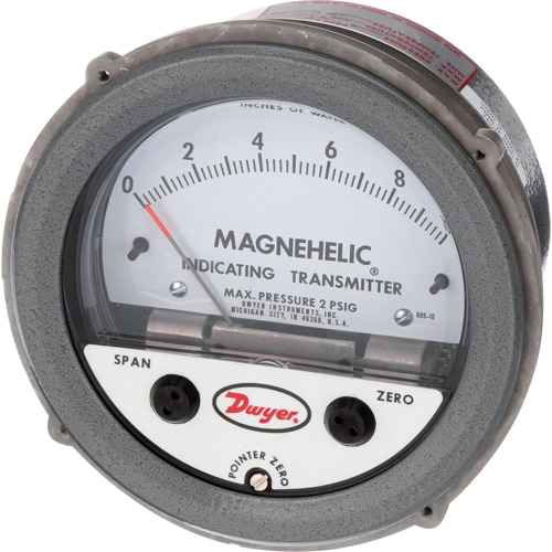 [HC862] Manomètre différentiel et émetteur de signalisation de série 605 MagnehelicMD (HC862)