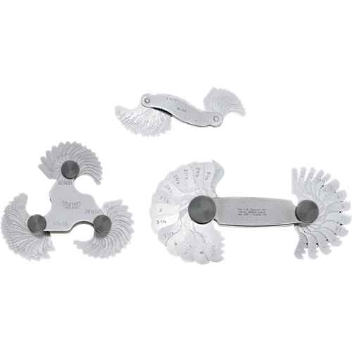 [HU967] Screw Pitch Gauges - V, Unified, American National - 60° Threads (HU967)